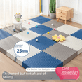 thumbnail image 1 of Estera de espuma espesa para niños, estera para gatear para bebés, estera de empalme grande para sala de estar y dormitorio, 1 of 5