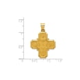 thumbnail image 3 of Gem & Harmony Four Way Cross Medal Pendant in 14K Yellow Gold for Men, 3 of 5