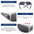 thumbnail image 4 of Gafas de Sol LVIOE Envolventes Polarizadas UV400 para Hombres y Mujeres, 4 of 6