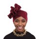 thumbnail image 1 of Sombreros de mujer de moda con capas de aire y paneles laterales con flores, sombrero indio para mujer, 1 of 3