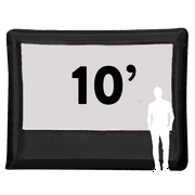 Elite Outdoors Professional Heavy Duty 10 Foot Inflatable Professional Movie Screen