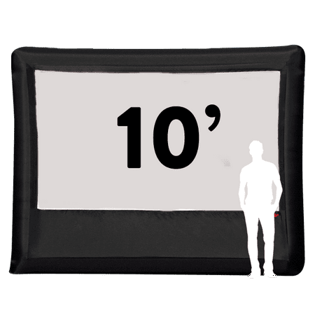 Elite Outdoors Professional Heavy Duty 10 Foot Inflatable Professional Movie Screen