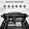 thumbnail image 3 of GloryStar 24V 2-Seater Electric Ride On Truck with Remote Control, 2WD/4WD Switchable, 4-Wheeler Vehicle for Toddlers with Storage Trunk, Spring Suspension, LED Lights & Music, 3 of 7