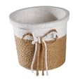 thumbnail image 2 of Cesta de flores tejida, cesta para maceta, cesta de papel, contenedor rústico para plantas para porche 105 x 9 cm, 2 of 8