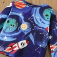 thumbnail image 6 of FAOWME Child Boys Winter Outfit Sets Long Sleeve Tops Pants Soft Comfortable Space Rocket Print Two Piece Outfits For Kids Toddler Clothes Sets Birthday O-Neck Dailywear, 6 of 7
