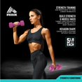 thumbnail image 2 of RBX Weights Dumbbells Set - Neoprene Arm Weights with Non-Slip Grip, Training, Workout, Fitness, 8lb, 2 of 6