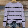 thumbnail image 5 of GigrtiJin Girls Oversized Striped Sweatshirt Kids Round Neck Long Sleeves Fashion Loose Top Comfy Casual Pullover Blouse, 5 of 5