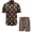 784, variant on Firefighter Emblem Hawaiian Aloha Hawaiian Short Sleeve Button-Up Shirt