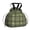 Green and Black, variant on Blue and Green Checkered Pattern Drawstring Insulated Lunch Bag for Women, Stain-Resistant Large Lunch Tote with Multi-Pockets for Work Office