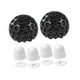 thumbnail image 3 of Tapas para tornillos de inodoro decorativas, prácticas y sencillas. Conjunto blanco y negro, 3 of 9