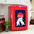 thumbnail image 2 of Coca-Cola Polar Bear 28 Can Cooler/Warmer 12V DC 110V AC Mini Fridge Red, 2 of 7