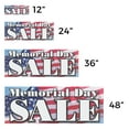 thumbnail image 3 of Memorial Day Sale Vinyl Decal 5 Pack of 12 Inch x 5 Inch Weatherproof Heavy-Duty Adhesive Backing | Patriotic Promotions, Retail Discounts, Event Marketing | Made in USA, 3 of 6