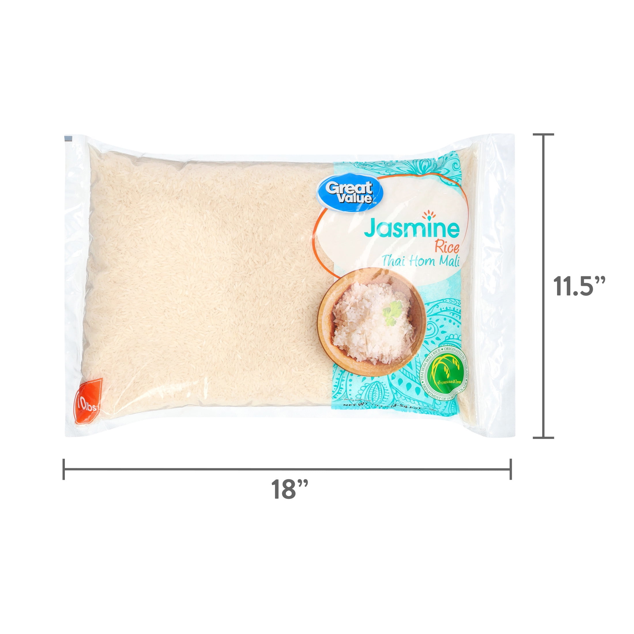 Great Value Jasmine Rice, 10 lbs