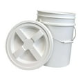 thumbnail image 2 of Luzkey 20L Bucket Pail Holder Stackable Versatile with Screw Lid Storage Container for Home Fishing Water Cleaning Flour Car Washing, 2 of 8