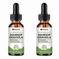 thumbnail image 7 of Soursop Graviola Ultra Concentrated Liquid Drops (1800MG) – Leaf & Fruit Complex Herbal Supplement – 2 FL OZ (60ML), 7 of 7