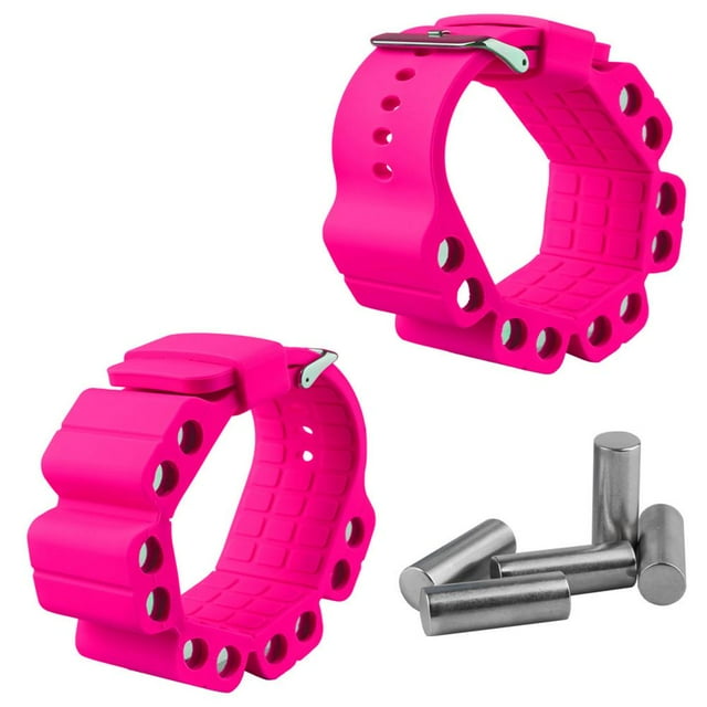 2 Pulseras Con Soporte De Peso, Pulsera Ajustable Con Pesas Para Tobillo Y Muñeca Para Ejercicio, Correr, Yoga, Gimnasia, Aeróbic, Pilates