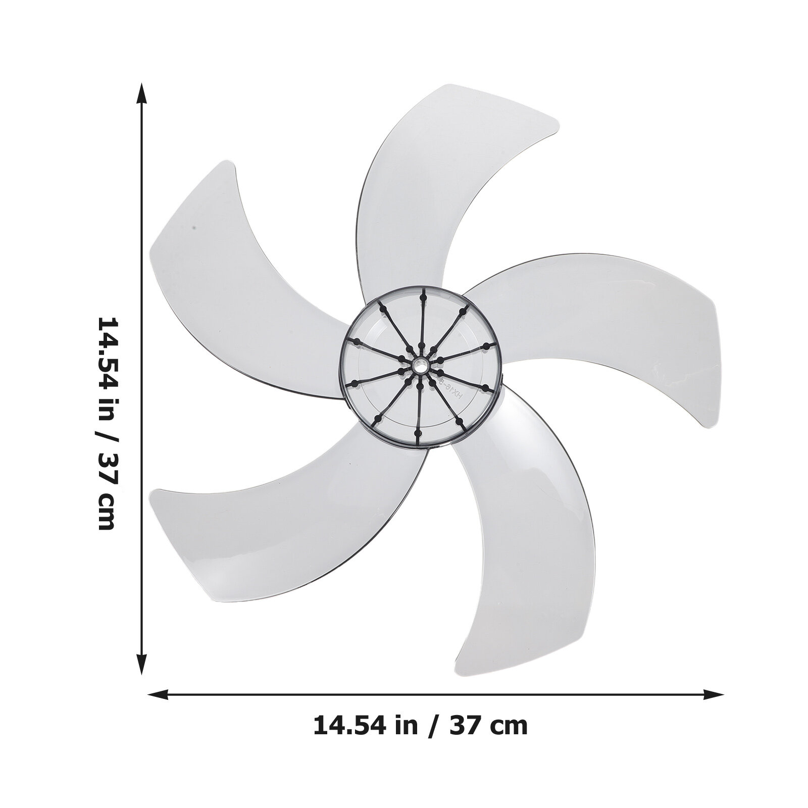 Fan Blade 5Leaves Plastic Fan Blade Table Fan Blade for Household