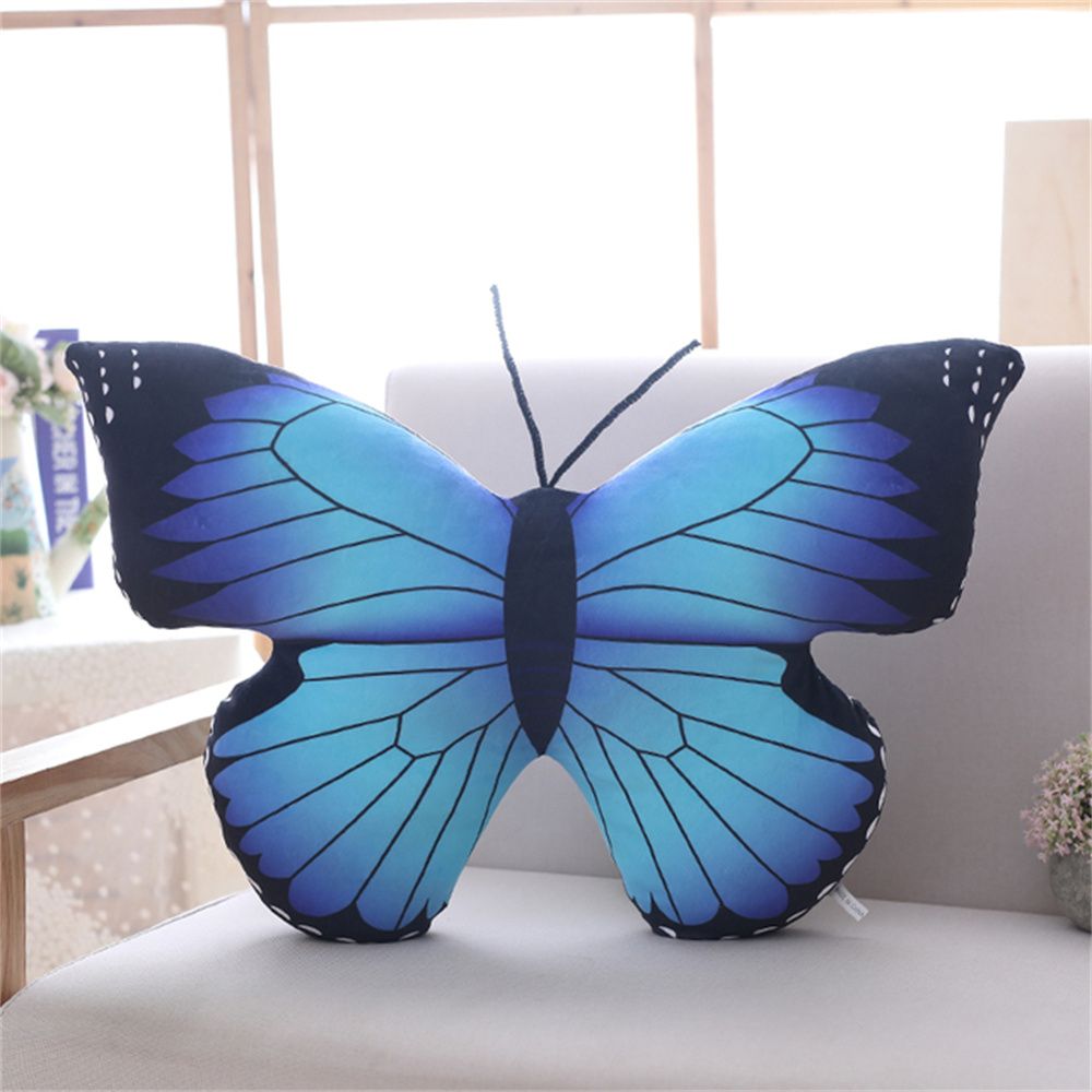 Butterfly Stuffed Animal and Pillow Cushion, 15.7''x11.8'' Lifelike