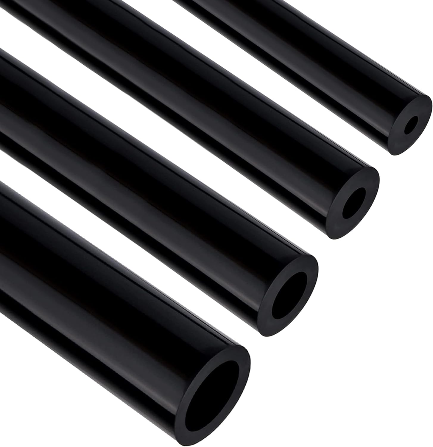 Tuyau En Silicone Pour Aspirateur/moteur - Diamètres 4/6/8/12mm (intérieur) - 5 Pieds De Long - Noir