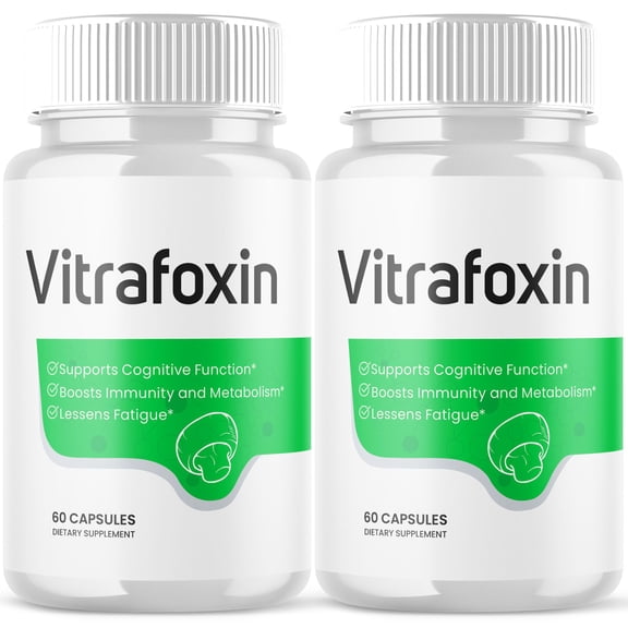 Vitrafoxin Advanced Nerve Health Support Pills Natural Vitamin Supplement Vitra Foxin 120 Capsules