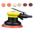 thumbnail image 3 of Tampón para pulidora de automóviles, Máquina pulidora y enceradora, Lijadora orbital de alta velocidad y bajo nivel de ruido, Lijadora de palma neumát amarillo mayimx Lijadora orbital, 3 of 9
