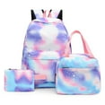 thumbnail image 2 of Resicozy Backpack for Womens Bag colorful Tie Dye backpack With Lunch Box and Pencil Case Purple Pink, 2 of 4