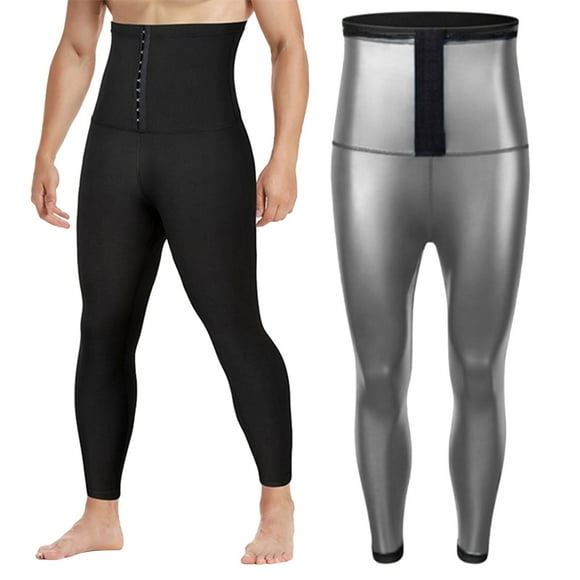 Men's Casual Pants Sports Tights Abdomen Waist Shaping Fitness Body Training Yoga Apparel for