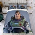 thumbnail image 4 of Buzz Lightyear 2 Themed Bed Sheet Set Three Piece Set 53x79 Inches Comfortable And Skin Friendly Unique Design Creating A Star Studded Night, 4 of 6