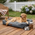 thumbnail image 5 of Orthopedic Dog Bed For Small Dogs Waterproof Rectangle Pet Mat Soft Comfortable Pet House Indoor Outdoor Cat Bed Non Slip Washable, 5 of 6