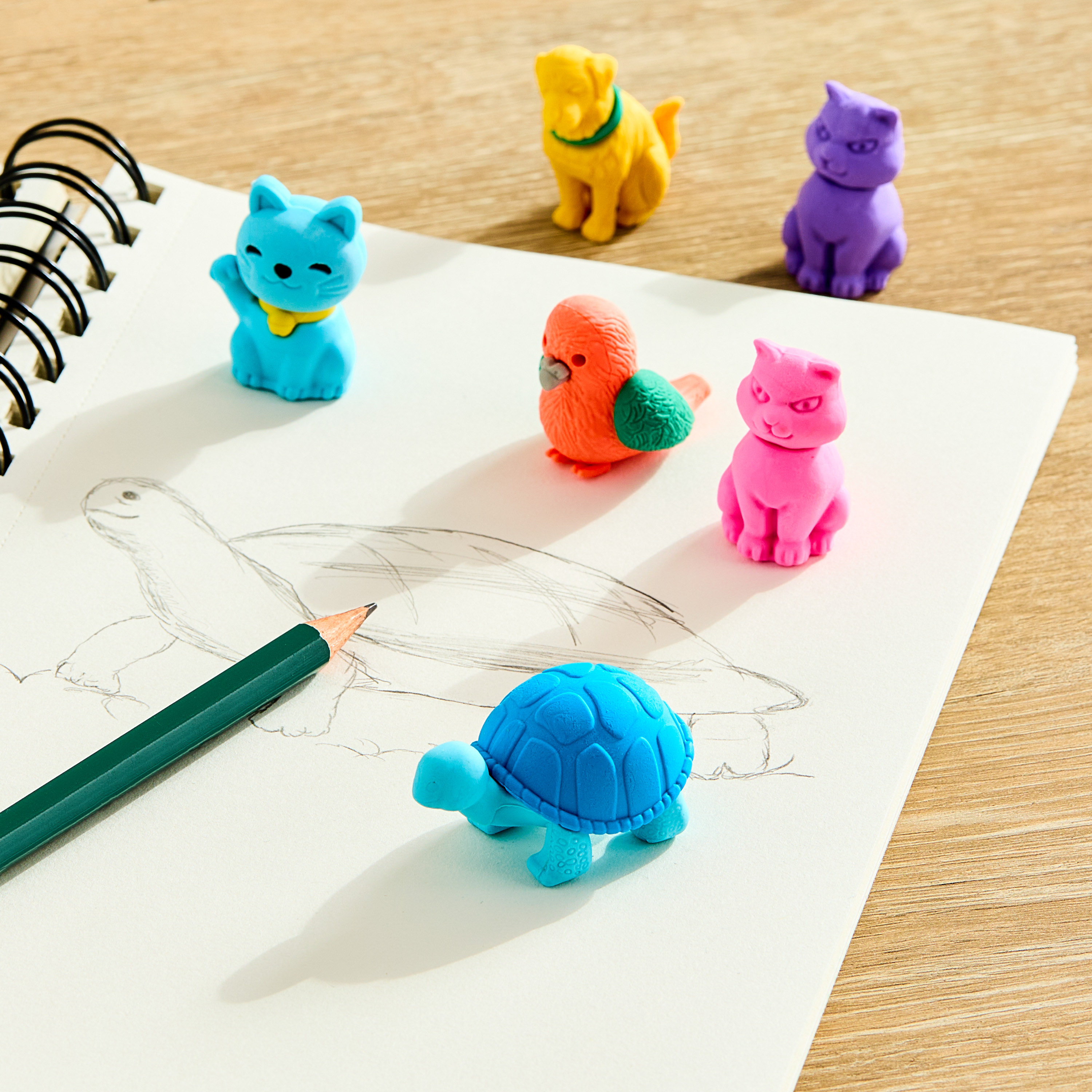 Borradores Pen+Gear Eraser Pals, mascotas, 25 unidades 2