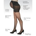 thumbnail image 3 of MeMoi Women's Maternity Mini Fishnet Comfort Tights, Large/X-Large, Black, 3 of 7