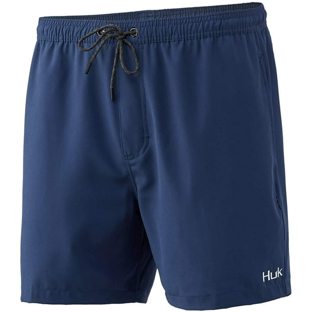 Huk Men's Capers Volley 5.5" Sargasso Sea XLarge Fishing and Swimming