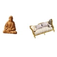 thumbnail image 1 of Estatua del Corazón de Jesús, figura coleccionable para casa de muñecas, sofá de madera en miniatura, modelo artesanal, simulación, muebles, j, 1 of 8