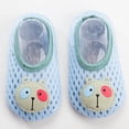 thumbnail image 2 of Penkiiy Spring Summer Baby Socks Floor Socks Anti-skid Cool Insulation Indoor Soft Soled Shoes Socks Smart Step First Walkers Shoes 3-4 Years Light Blue 2023 Summer Deal, 2 of 3