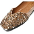 thumbnail image 3 of Women Flats ballet Rhinestone Dressy Casual Wedding Comfortable Shoe, 3 of 6