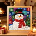 thumbnail image 5 of Kingfansion Fabric Art Kit, DIY 3D Christmas Fabric Poke Art Kit for Adults, Premium No-Sew Mosaic Wall Art & Craft Kits with Frame & Tools, Relaxing Handmade Art Project Gifts for Beginner, 5 of 6