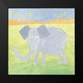 thumbnail image 2 of Meagher, Megan 12x12 Black Modern Framed Museum Art Print Titled - Quinns Elephant, 2 of 5