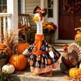 thumbnail image 2 of AuroraX 23 inch Porch Goose Halloween Outfit Sets Lady Pumpkin Dress Porch Goose Clothes Set 17 19 20 inch Fall Seasonal Front Porch Goose 23 inch Clothing Thanksgiving Decorations Outdoor, 2 of 9