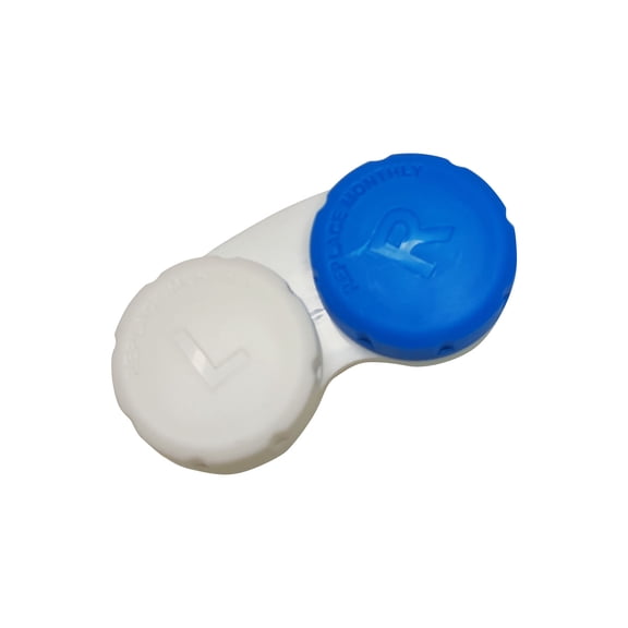 dgysar Colorful Contact Lens Case -- Leak-Proof Screw-Top Immersion Kit for Travel Outdoor Daily Eye Care Storage Pouch Dark Blue