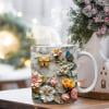 Gnmfd Ceramic Coffee Mug 11oz Sublimation Cup Dishwasher Microwave Oven Freezer Safe Hot Beverage Mug for Coffee Tea Cocoa Office Home Kitchen Gift Party Holiday Use