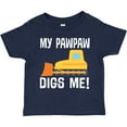 thumbnail image 3 of Inktastic My Pawpaw Loves Me Grandson Construction Truck Boys Toddler T-Shirt, 3 of 5