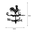 thumbnail image 4 of Outil de Mesure de Direction du Vent en Acier Inoxydable pour la Maison, Girouette de Ferme, Outils de Mesure de Cour pour Extérieur, Support pour Coq, 4 of 6