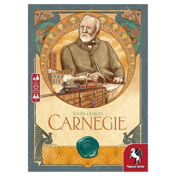 Pegasus Spiele PES57007 Carnegie Board Game
