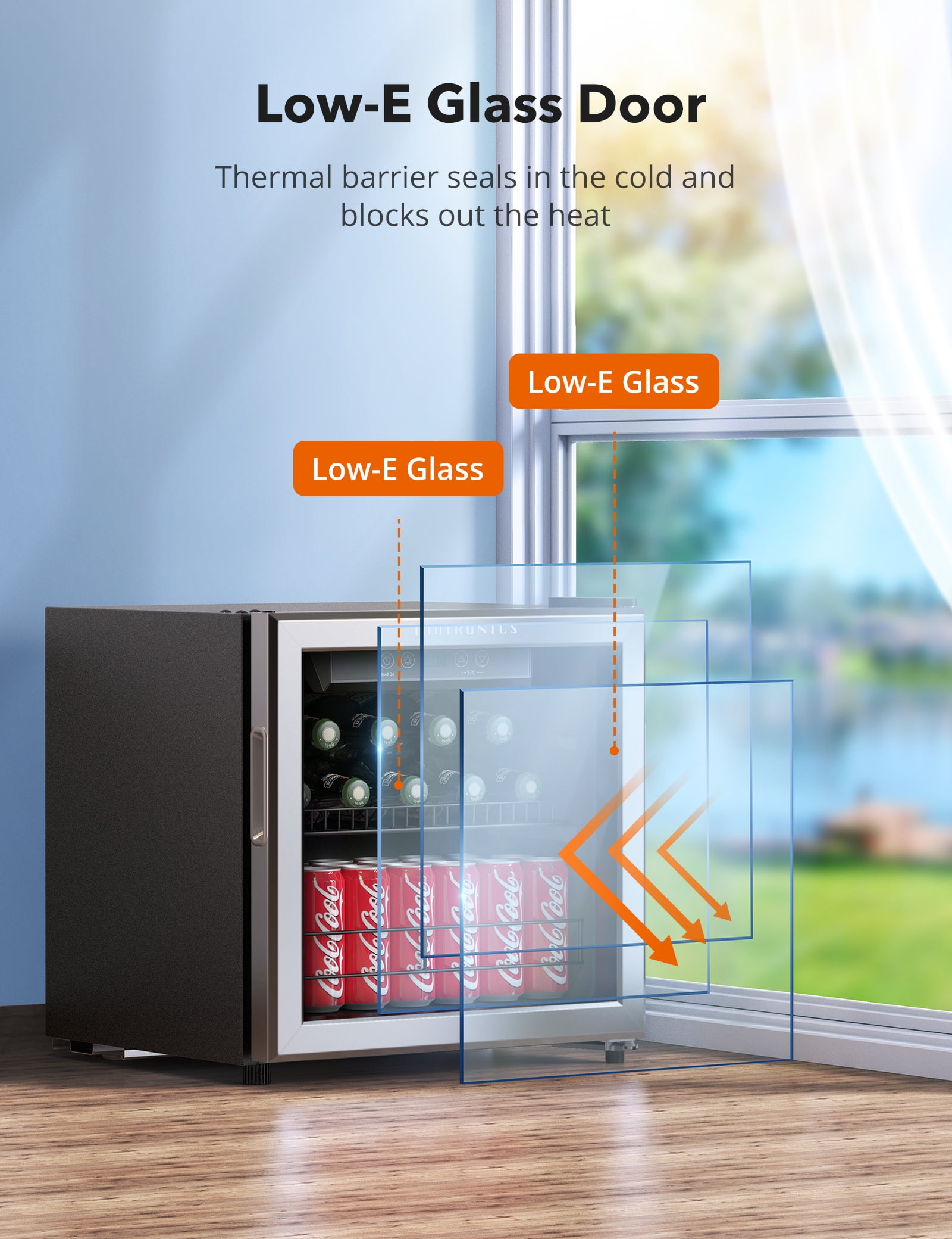 Mini Fridge 001,Beverage Refrigerator Cooler Freestanding