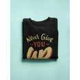 thumbnail image 3 of Never Give You Up Sweatshirt Men -Image by Shutterstock, Male Medium, 3 of 4