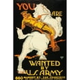 thumbnail image 3 of Bara, K.M. 11x14 Black Modern Framed Museum Art Print Titled - You are wanted by the U.S. Army, 1915/1918, 3 of 5