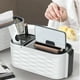 thumbnail image 2 of Caja de pañuelos rectangular de lujo para decoración del hogar, la oficina y el coche. Moderno dispensador de plástico con diseño sofisticado., 2 of 6