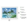 thumbnail image 2 of Furlough Day - Caribbean Island Paradise - From an Original Color Painting by Scott Westmoreland - Japanese Unryu Rice Paper Art Print (Unframed) 18 x 24 in, 2 of 4