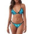 thumbnail image 1 of Balery World Turtle Day Pijama Estampado Bikini de Dos Piezas para Mujer - Conjunto de Bikini Ajustable Sexy y Cómodo para Playa, 1 of 6