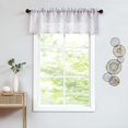 thumbnail image 2 of Decoultimatex lilac purple Valance Curtains for Windows Print Tree Branch Semi-Sheer Valance，1 Panel 50"W x 15"L, 2 of 5